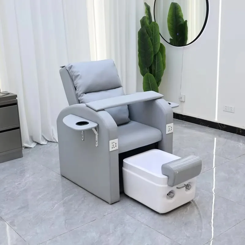 Deluxe Pedicure Chair Set with Adjustable Seat and Backrest Pipeless Jet System for Nail Use