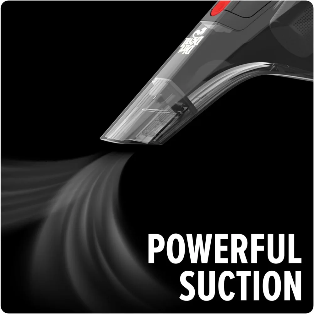 Deep Clean Cordless Handheld Vacuum Cleaner, Powerful Suction, Lightweight, Includes Motorized Pet Brush Roll Tool and Battery