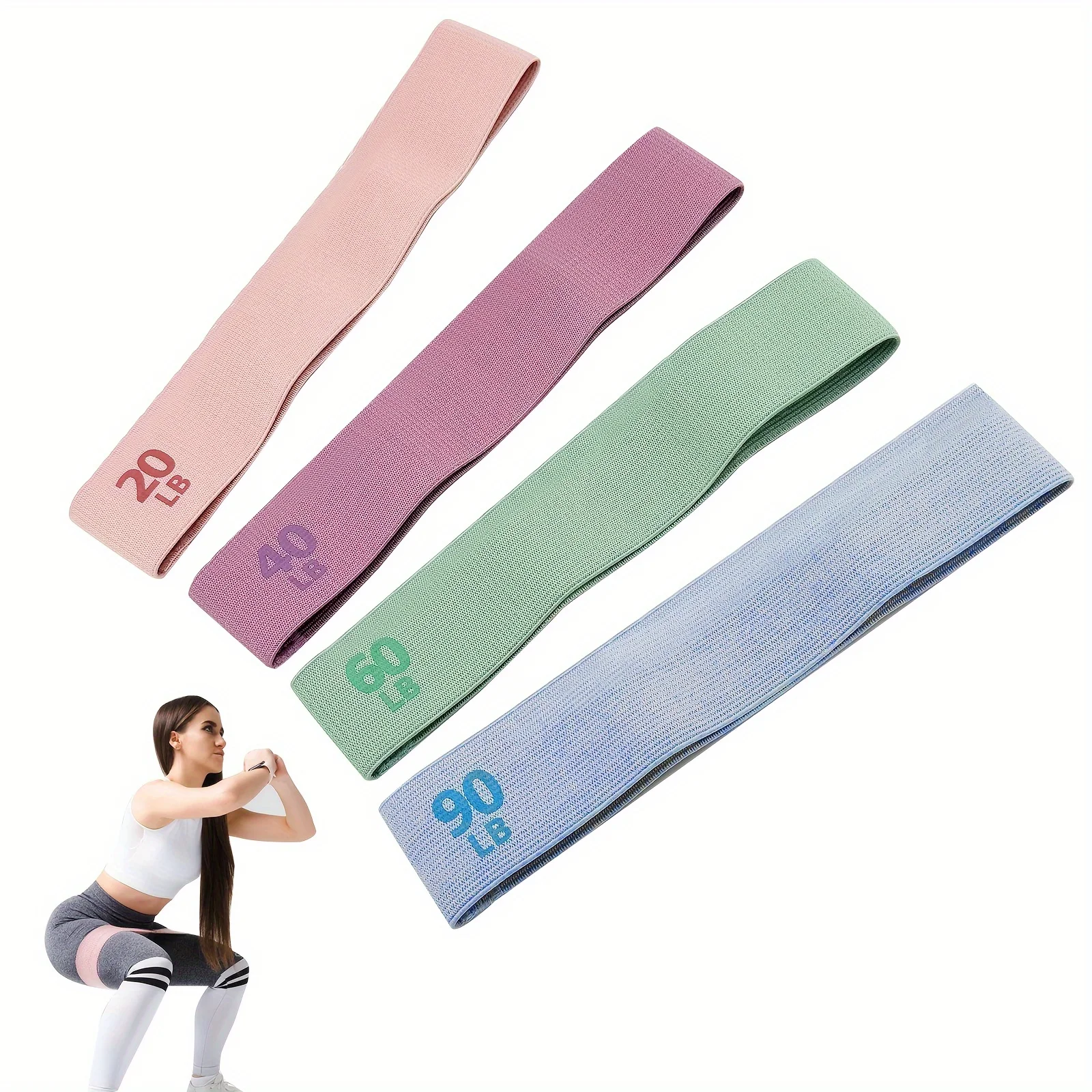 4PCS Resistance Band Combinati - Pilates And Yoga Combined recension och pris
