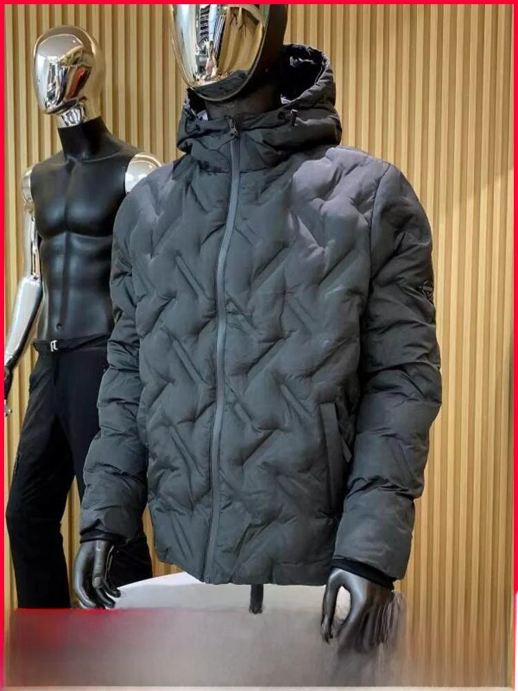 

Технологичная хлопковая мужская зимняя куртка с капюшоном для активного отдыха, с полностью проклеенными швами, водонепроницаемая, молодежная, популярная, стандартного кроя