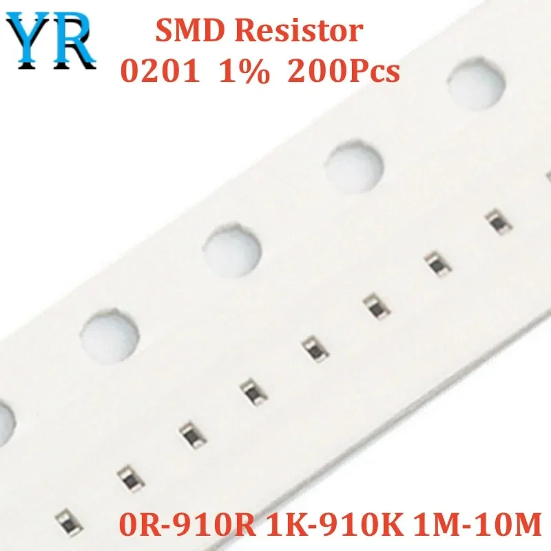200Pcs 0201 1% Smd …