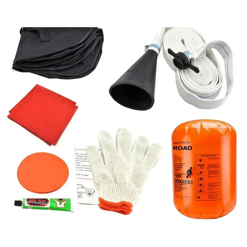 

Upgrade 3 Ton 4 Ton Exhaust Air Jack Inflatable Jack Car Rescue Tool Car Air Jack