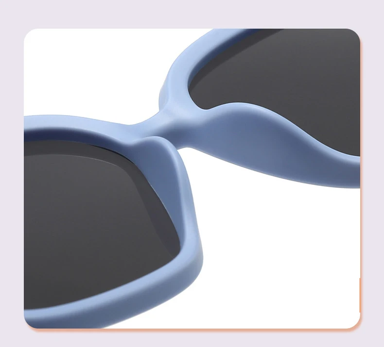Kindersonnenbrille, großer Rahmen, modischer Sonnenschutz, Anti-Ultraviolett-Silikon, polarisierte Kinderbrille 23048 23048 – Detail 5