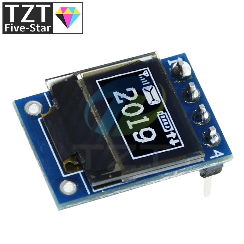 

0.42" 0.42 Inch White OLED Display LCD Module 72X40 Serial Screen White Color I2C IIC/SPI Interface SSD1306 72*40 For Arduino