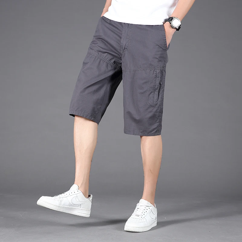 2024 été nouveau style Hommes mode Shorts Hommes DulPants Casual Big Pocket Sports viser Cargo fjmale Taille XL-6XL