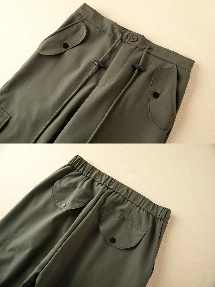 Conische werkbroek met fleecevoering voor dames, verdikte warme herfst- en wintercasual sportbroek met rechte pijpen.