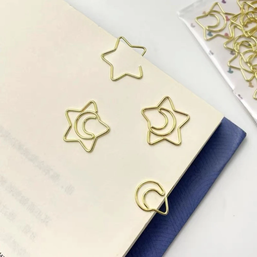 Creative Colorful Paper Clip Office Stationery Metal Swing Needle Student Supplies