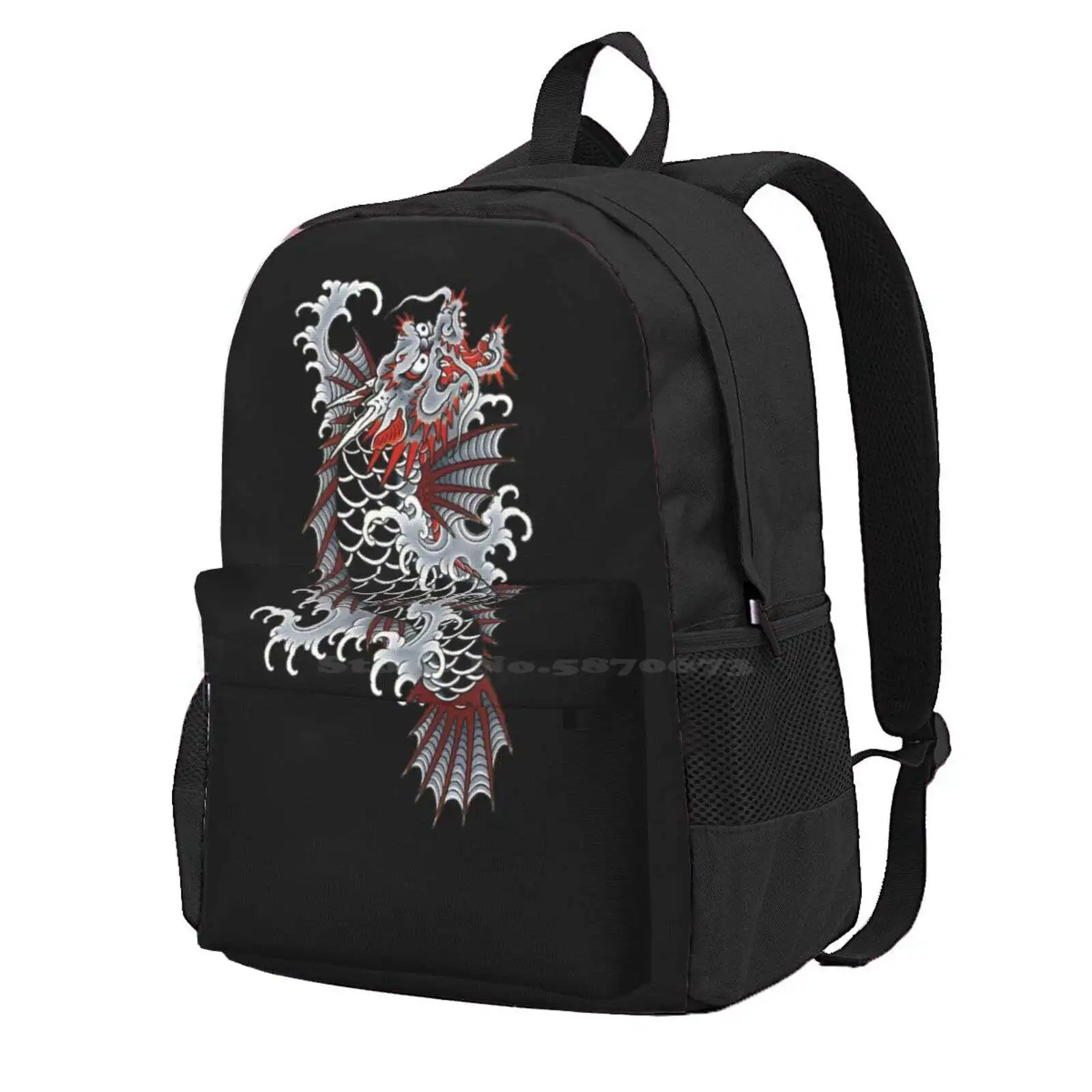 Yakuza Ichiban Tattoo Hot Sale Schoolbag Backpack Fashion Bags Ryu Ga Gotoku Goro Majima Yakuza 0 Japanese Yakuza Kiwami Kazuma