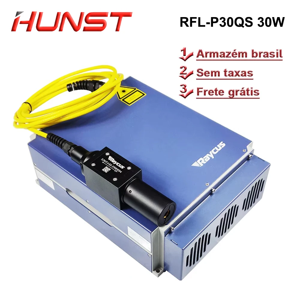 HUNST Raycus 20W 30W Source Laser à Fiber d'impulsion à commutation Q RFL-P30QS pour Machine de marquage et de gravure de longueur d'onde 1064nm