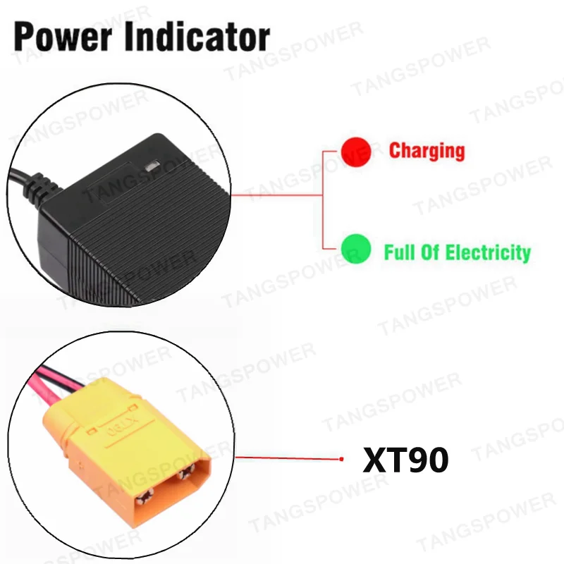 14.6V 10A Lifepo4 Battery Fast Charger For 12V 12.8V Lifepo4 Battery Pack High Power Charger With XT90 Connector High Quality