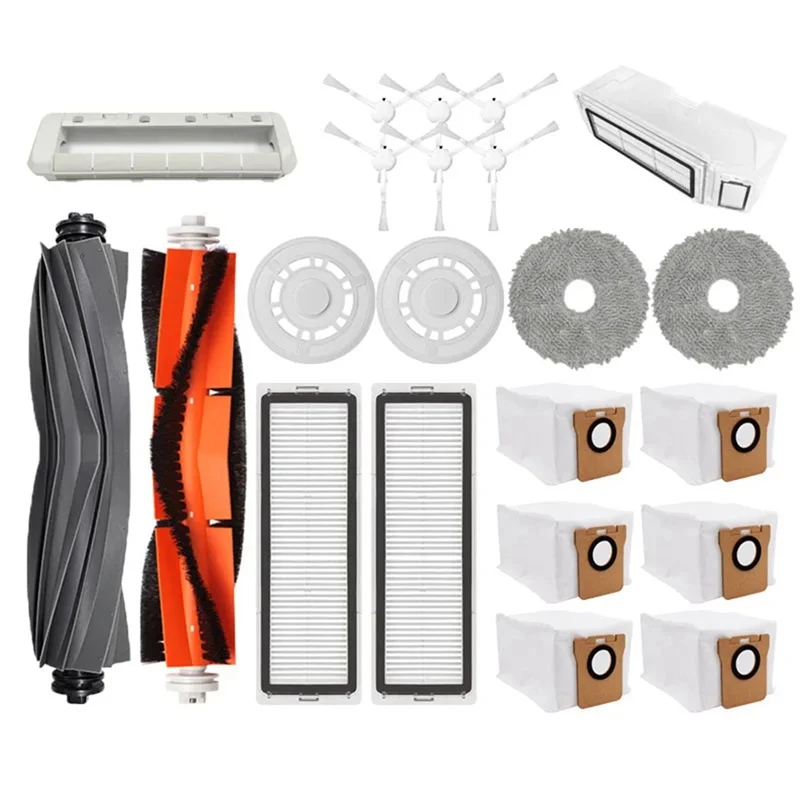 

For XIAOMI Mijia Omni 1S B101CN Robot X10+ Robot Vacuum Main Side Brush Filter Mop Parts Kit For Dreame L10S Ultra / S10 Pro