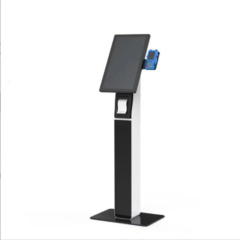 17/19/21.5/27inch Printer Ticket Hospital Bank Queue Machine Kiosk Wired Wireless Queue System Kiosk
