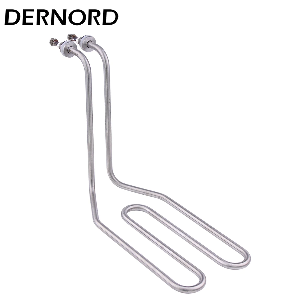 Fritadeira De Óleo Profundo Elétrica De Aço Inoxidável, Elemento De Aquecimento, Dérmica 220V, 2KW, 304 U-Shape Water Heater