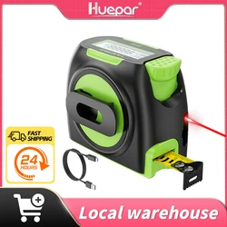 Huepar DT30 Laser Distance Meter Measuring Laser Tape Measure Digital Laser Rangefinder High Precision With LCD Display