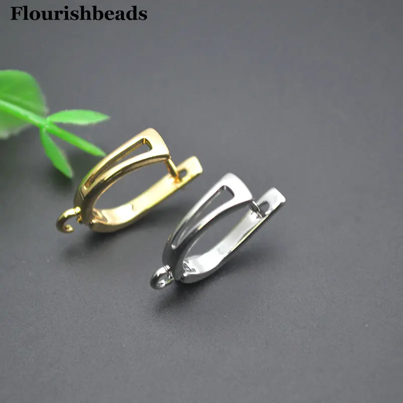 30pc New Design Center Hollow Out Leverback Earring Clasps