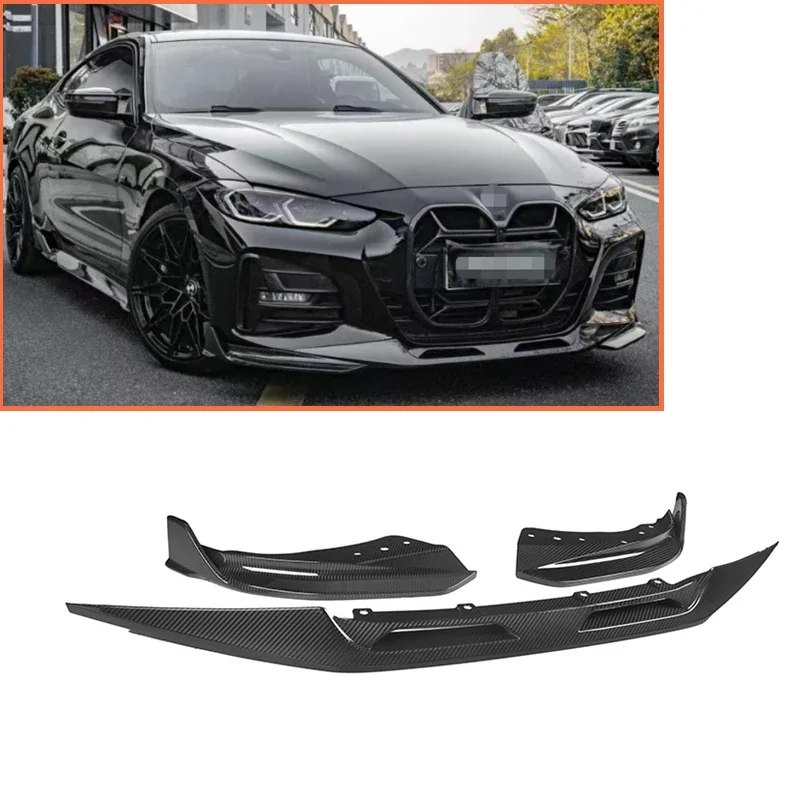 

SQ style dry carbon fiber Car Bumpers For BMW 4 Series G22 G23 Sports 2-Door 2021+ G22 Bumper Front Lip