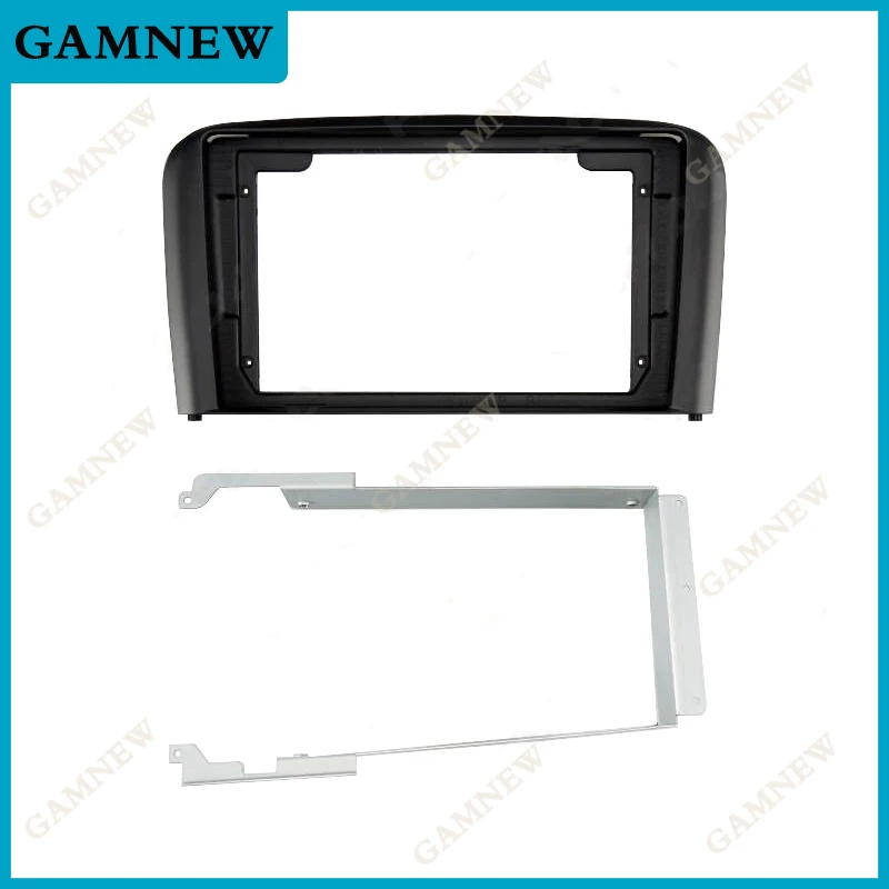 9 Inch Car Frame Fascia Adapter Canbus Box Android Radio Dash Panel Kit For Volvo S80 2001-2006