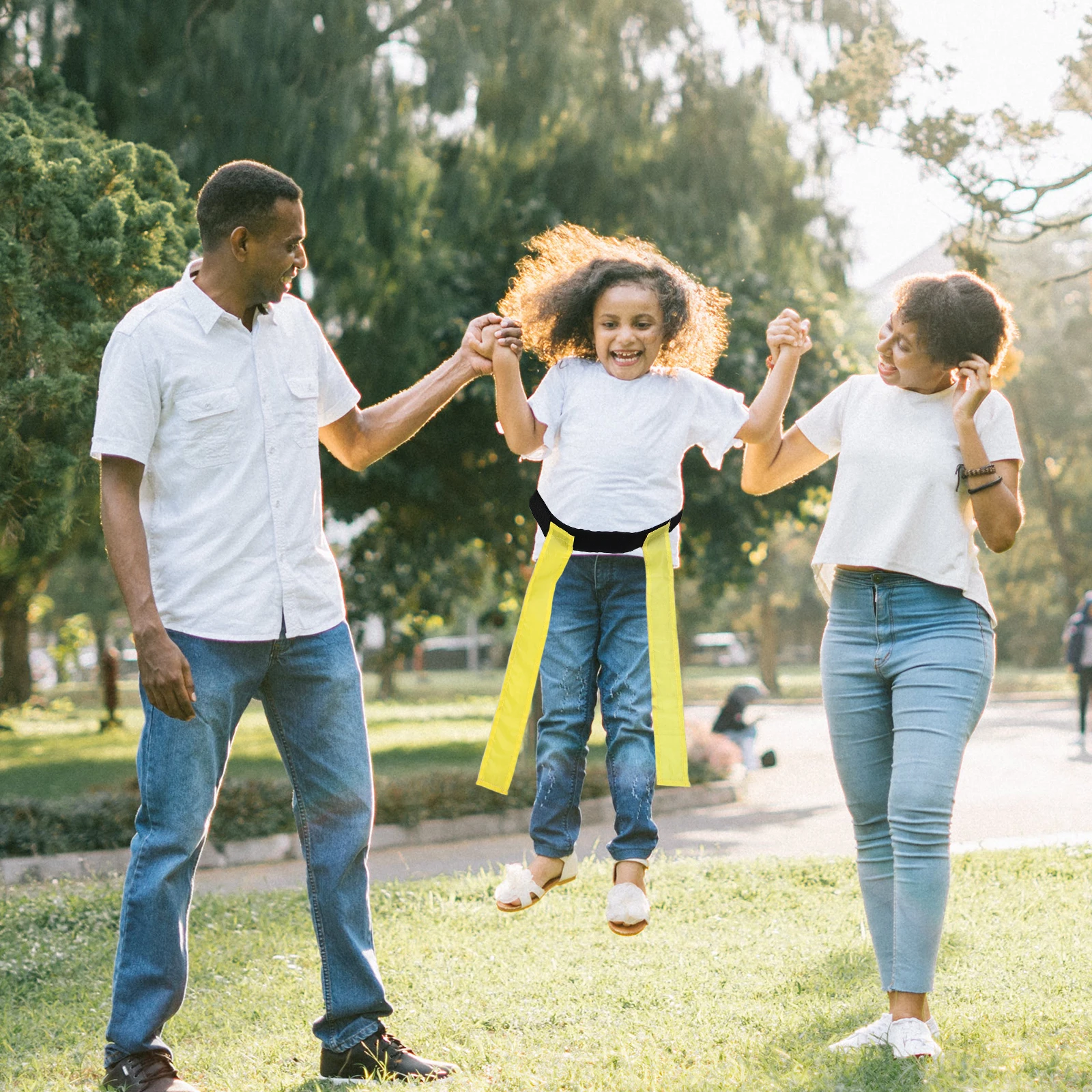 4개입 플래그 풋볼 벨트 청소년용 가볍고 편안한 야외 게임 허리 플래그 훈련 장비 풋볼 허리 벨트