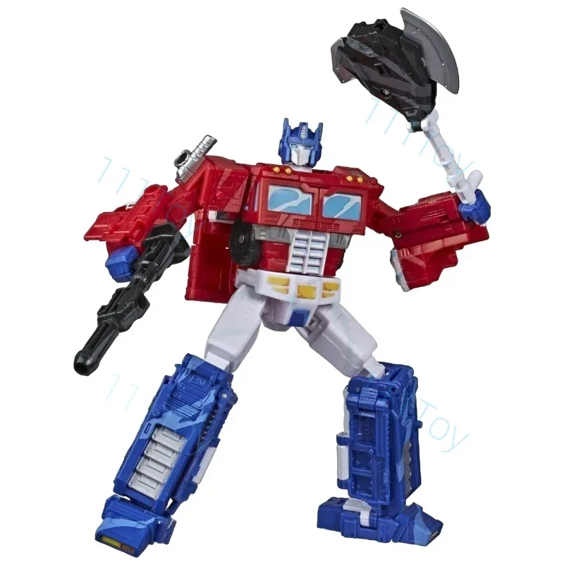 ในสต็อก Hasbro Transformers ของเล่นสงครามสําหรับ Cybertron: Siege Limited WFC-S65 Optimus Prime Action Figure หุ่นยนต์ของเล่นของขวัญงานอดิเรก