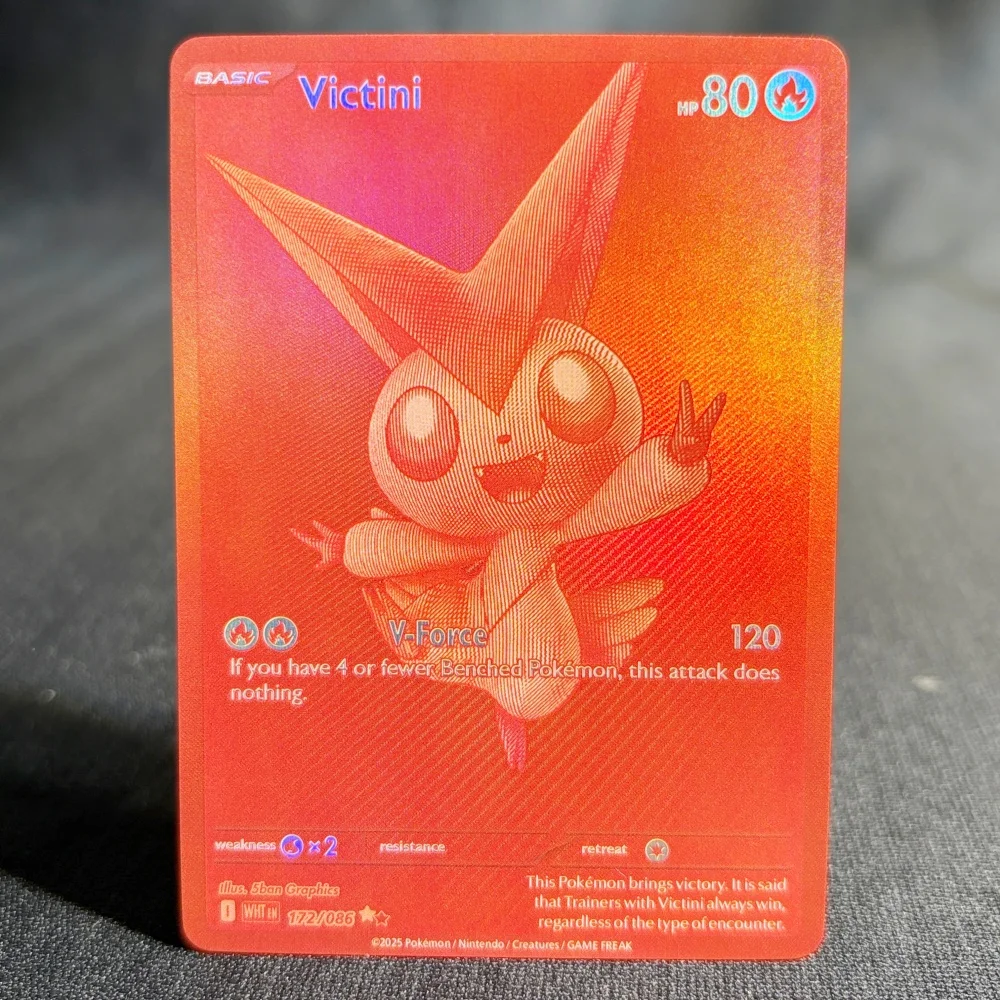 PKM/PTCG Folien-Trinkkarten Pikachu Zekrom Victini Garchomp Reshiram (EX) Sammlung Anime-Karten Geschenkspielzeug