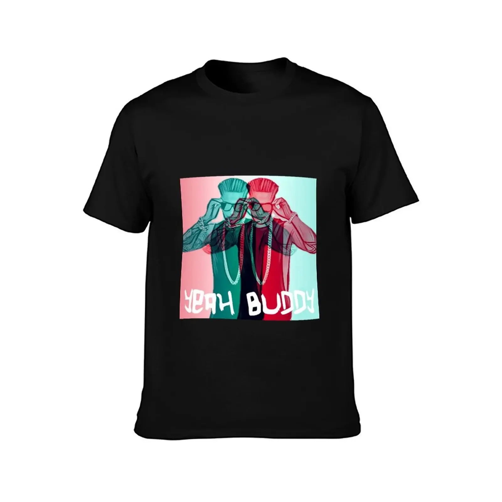 Pauly D Yeah Buddy JS 3D T-Shirt blue archive quick-drying mens graphic t-shirts big and tall