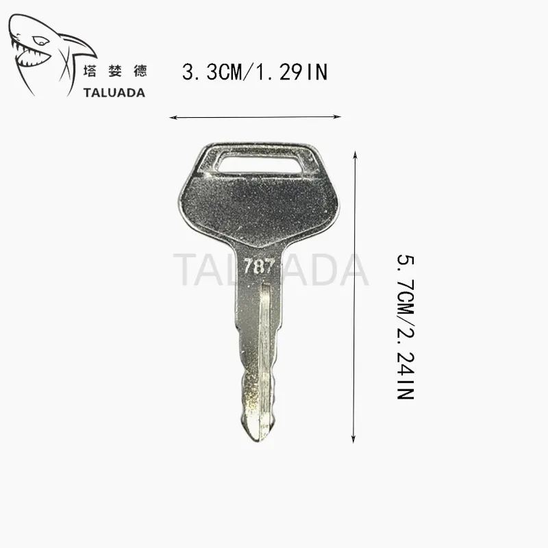 

Комплект из 12 ключей зажигания TR261434 для Komatsu 787, экскаваторов, бульдозеров, погрузчиков, а также моделей Kalmar, Dressta, Sakai