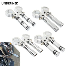 Chrome Motorcycle Highway Foot Pegs Footrest 32 38mm Engine Guard Footpeg For Harley Touring RoadKing Sportster 883 Softail Dyna