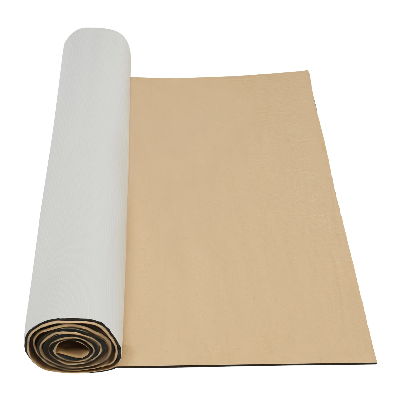 Estera absorbente de sonido para coche, almohadilla de aislamiento térmico y ruido de 10mm, 6,5x3,2 pies con autoadhesivo para el hogar del automóvil