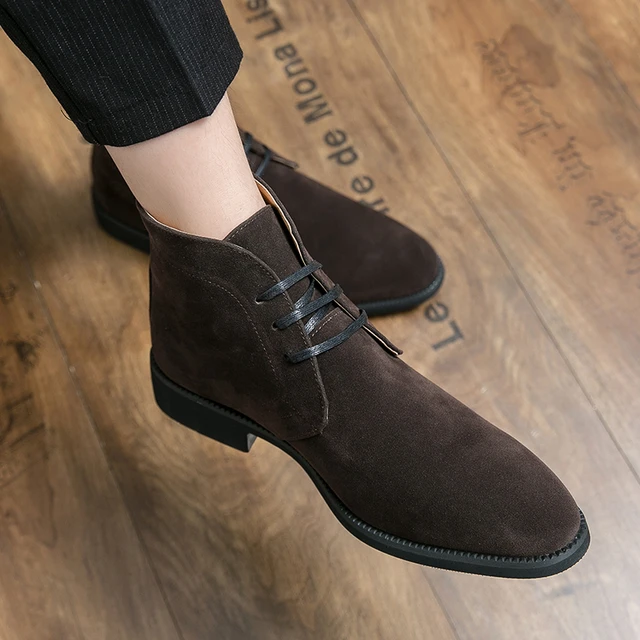 Men Weather Suede Leather Slip Chelsea Boots Comfortable Mens Chelsea Boots Men s Boots Aliexpress