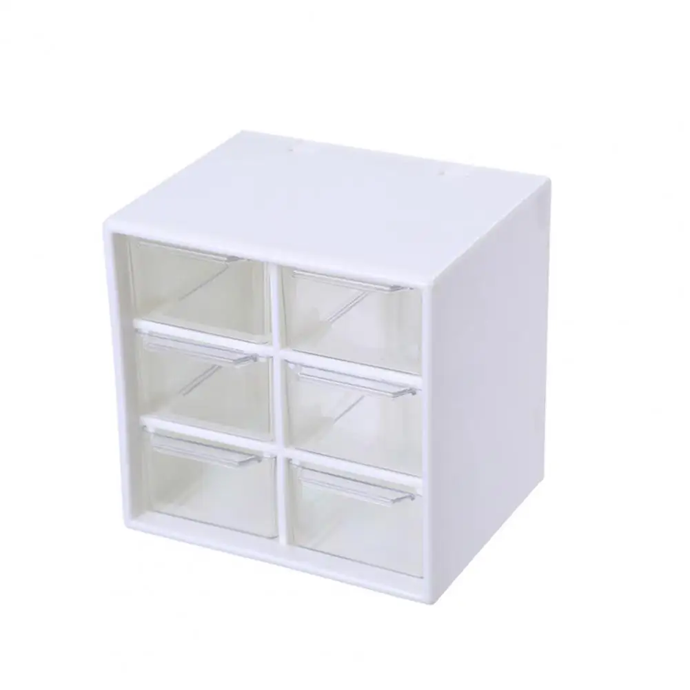 User-friendly Storage Box Large Capacity Space-saving PP Drawer Type Desktop Pen Makeup Organizer Box for Home