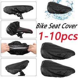 1-10pcs Waterproof Bike Seat Cover Washable Bike Seat Rain Cover Universal Rain Dust Protective Cushion For Mountain Bike Parts
