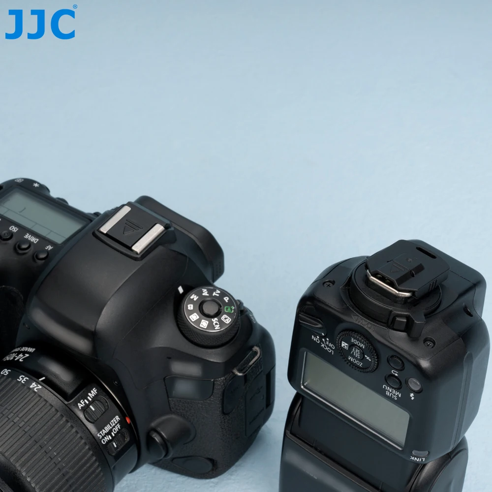 JJC 2Pcs/Set Hot Shoe Cover for Canon Camera&Flash Contact Protector Flash Mounting Foot Cap for Canon EOS M50 90D 80D 850D 750D