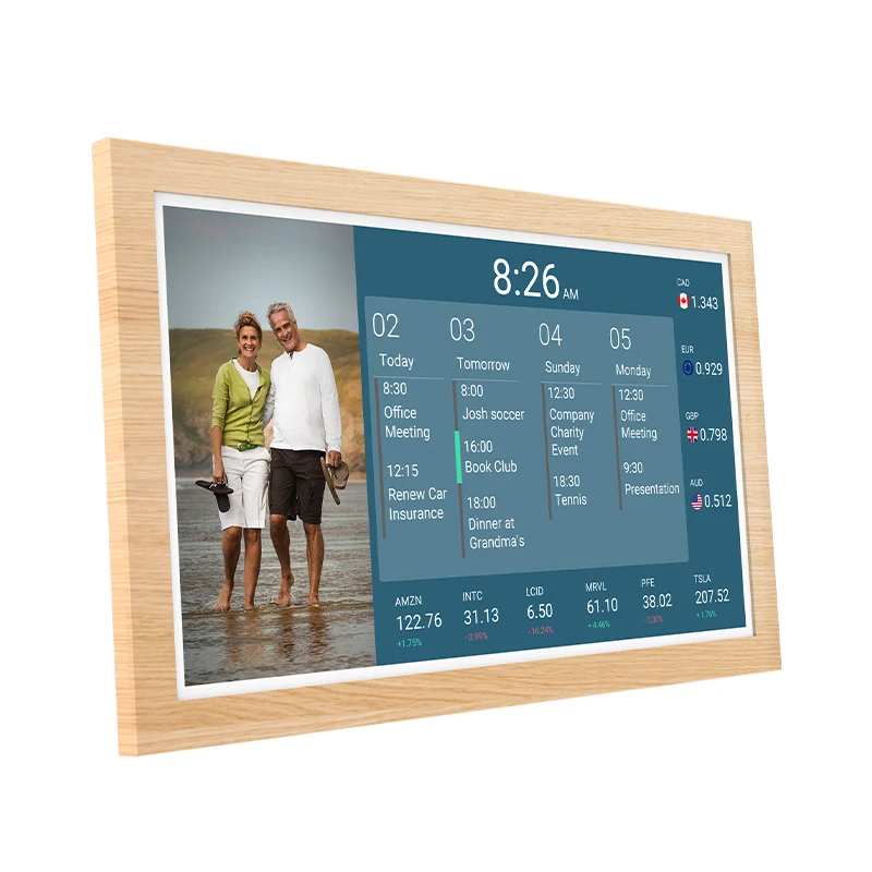 Professional 24 inch Wall-mounted  Digital Calendar RK3588S2 Bluetooth 5.3 Interactive Display Screen Android Touch Tablet