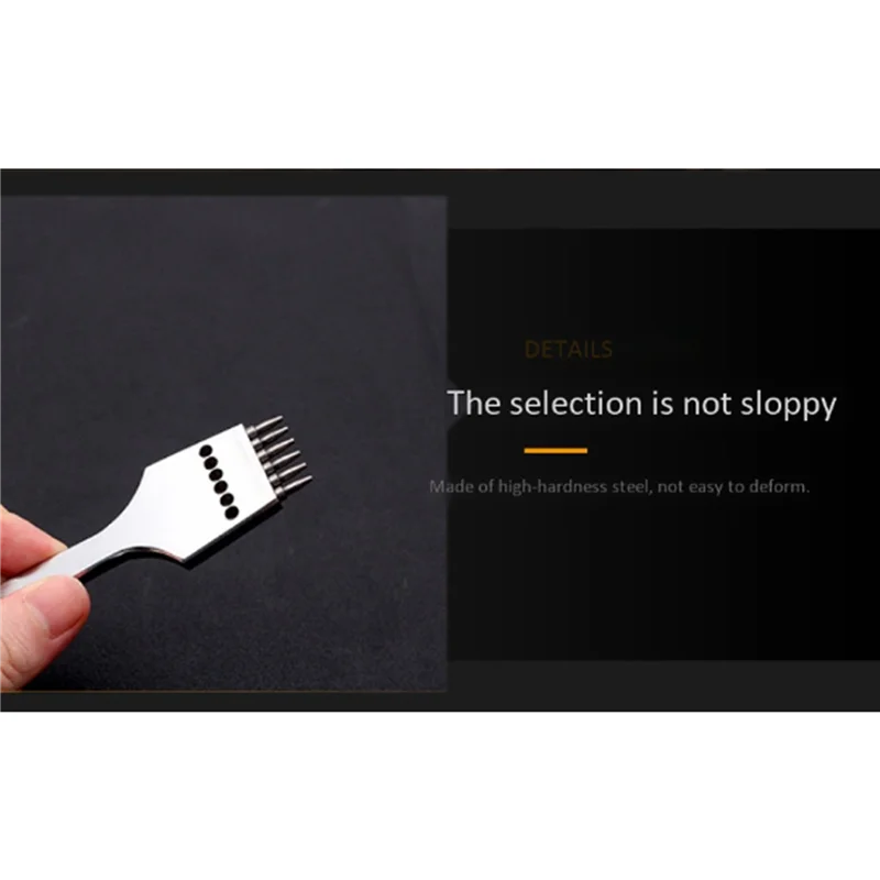 

ABMR-18 шт., 4 мм, кожаный перфоратор с круглым отверстием, съемное долото для штамповки швов, инструмент/набор