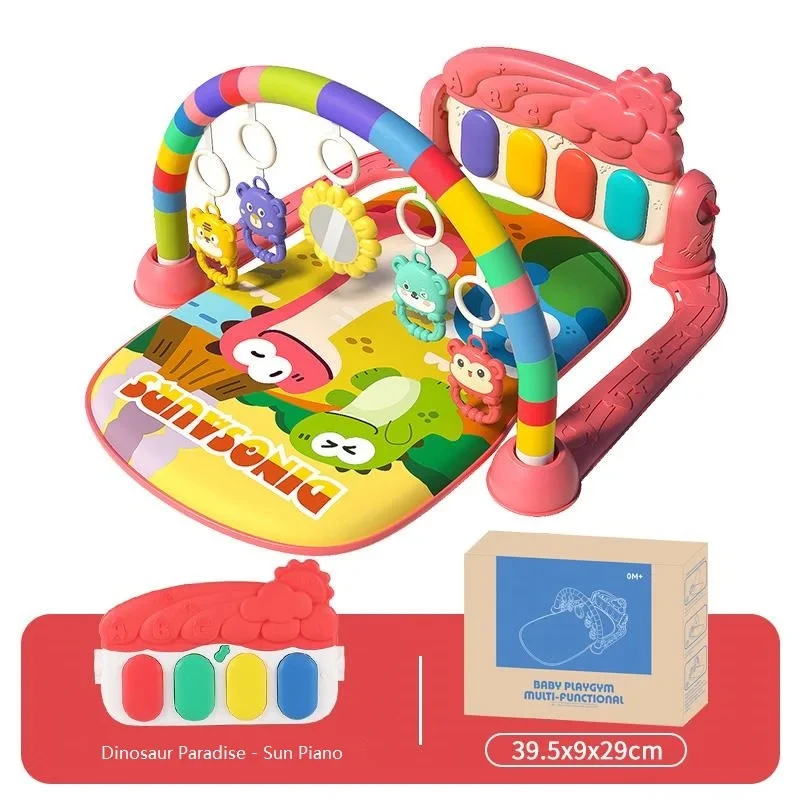 Multifuncional Baby Gymnastics Fitness Frame Mat, Crianças Piano Crawling Blanket, Pedal, Jogo Educacional Mat, Suprimentos do bebê, Presentes