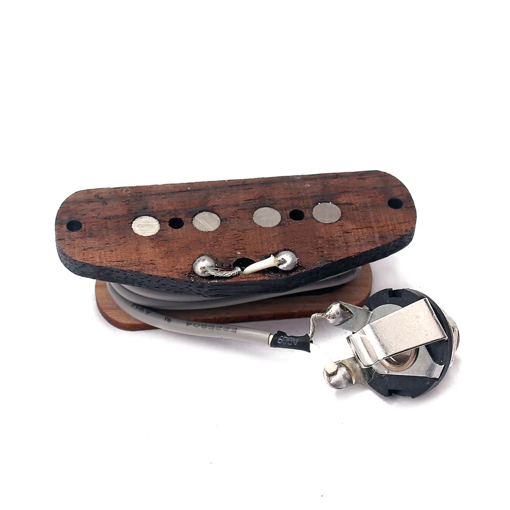 

Affordable Maple Wood Soundhole Pickup 4-String Cigar Box Guitar Wax String Coil Protection Gmb502 Brown Soundhole Pickup