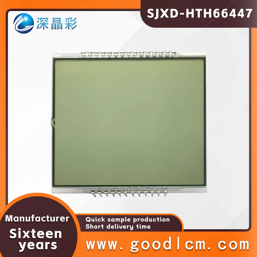 Custom LCD screen segement display HTN positive 5.0v no controller no backlight 7 monochrome custom segment lcd display