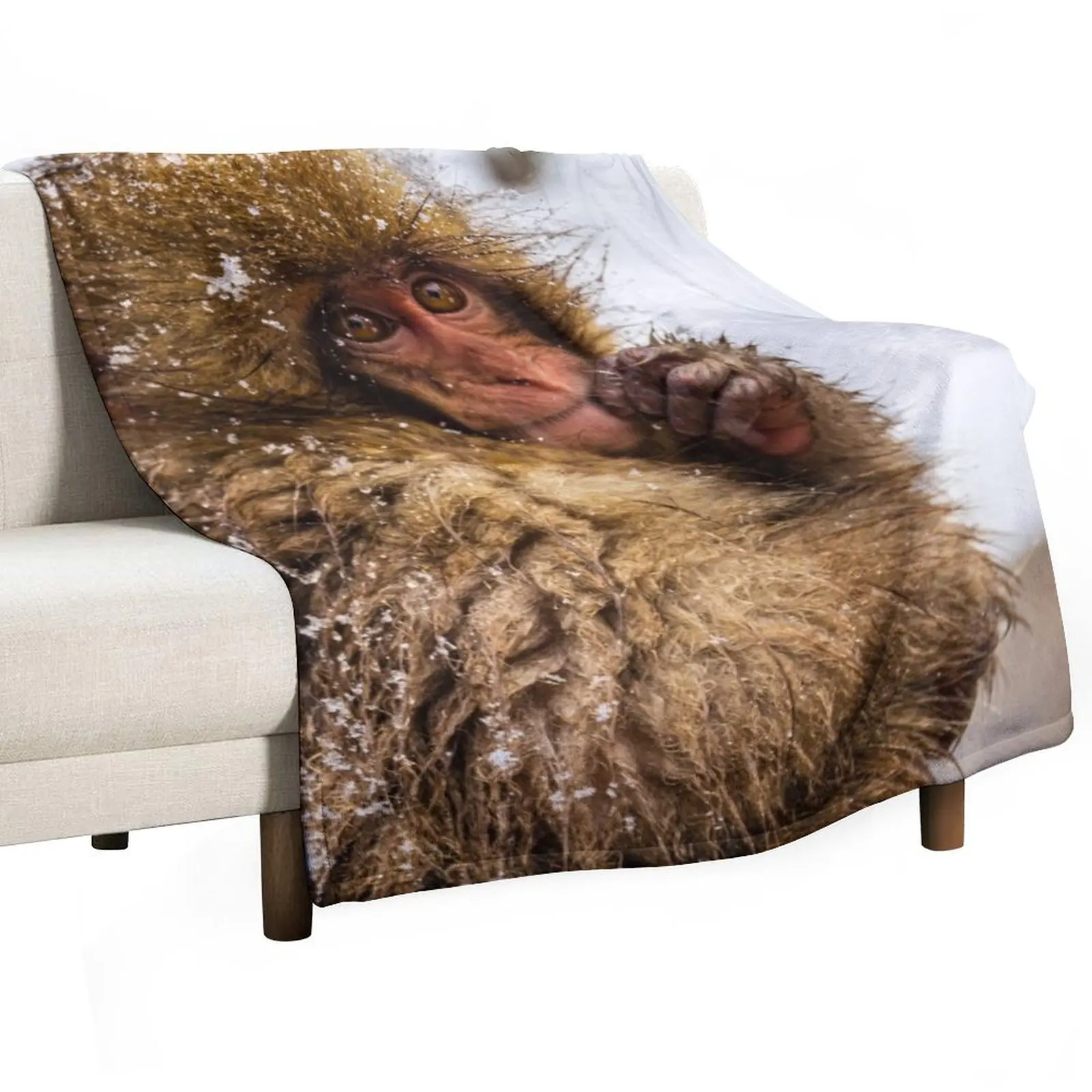 رمي قرد الثلج، بطانيات ثقيلة، أرائك للديكور، بطانيات مرجحة للسفر #3