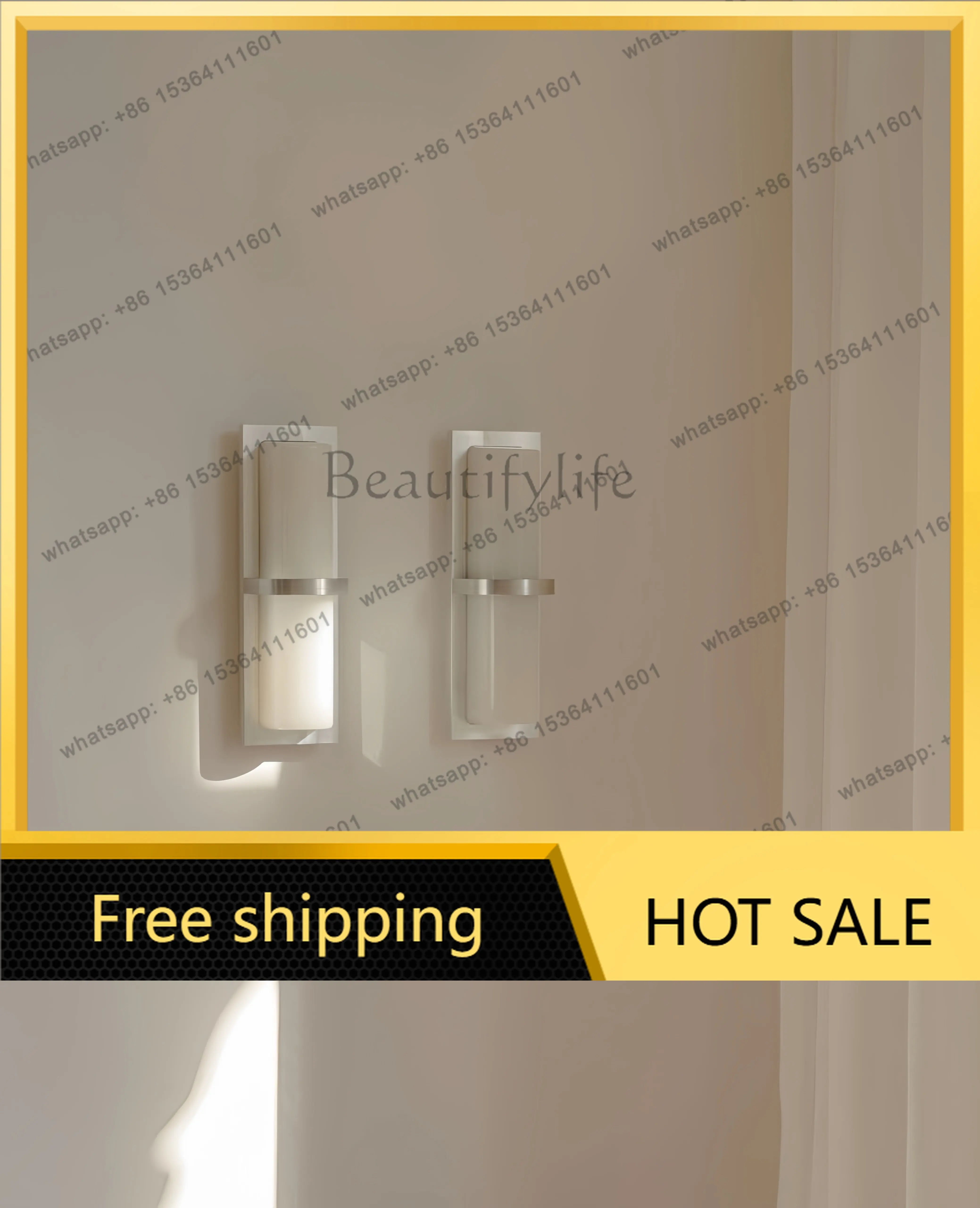 Factory Direct Sales Vintage Small Wall Medieval Bauhaus Bedroom Bedside Luminous Object