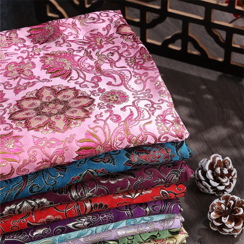 

Жаккардовая ткань из парчи лотоса по метрам для сашетов одежды, подушка, наволочка, шитье своими руками, мягкая дышащая обивочная ткань