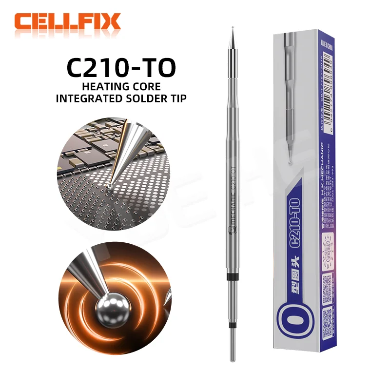 

Нагревательный элемент MECHANIC C210-TO с шаровой головкой, многослойное гальваническое покрытие, быстрый нагрев для ремонта материнских плат, BGA, CPU