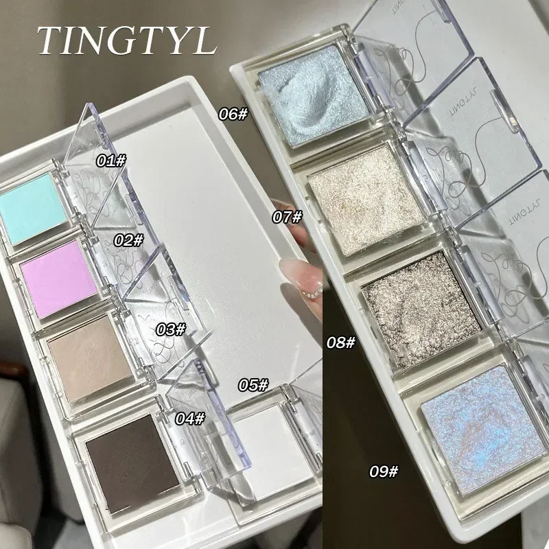 9 Colors Liquid Luminous Eyeshadow Palette Glitter Shimmer Gel Makeup Palette Matte Natural Eye Pigment Korea Highlighter Makeup