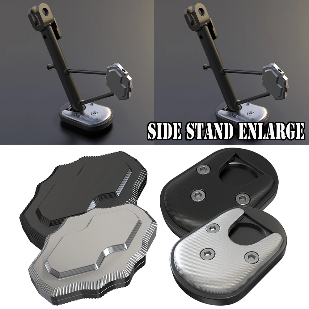 

2025 2024 For KYMCO New Many 125 2022-2023 NewMany 125 Side Stand Enlarge&Kickstand Side Stand Enlarger Column Auxiliary Set