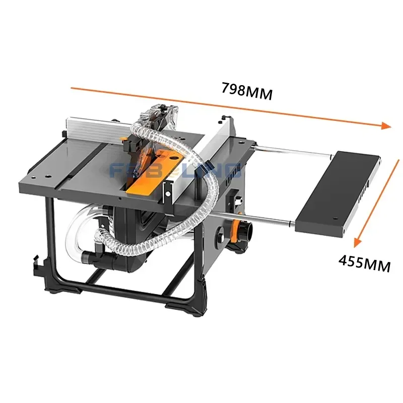 High Performance Multifunctional Sliding Miter Cutting Portable Dust-Free Woodworking Machinery Mini Table Saw Sierra De Mesa