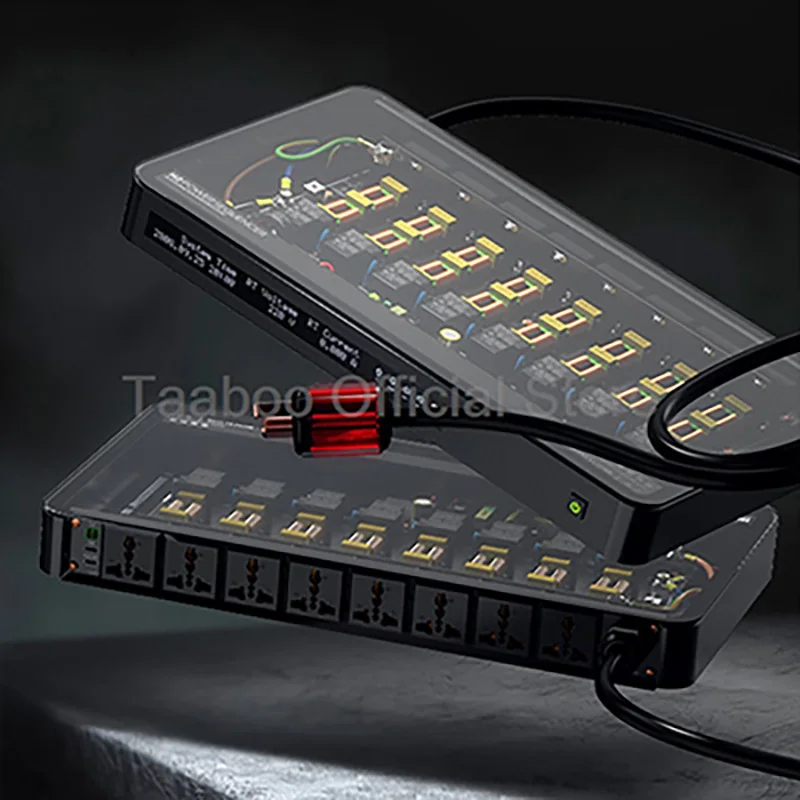 

8-канальный 50А аудио последователь мощности 10 кВт, источник питания общего нагрузки 0-999 с, управление временем для звуковой системы, домашнего кинотеатра, DJ