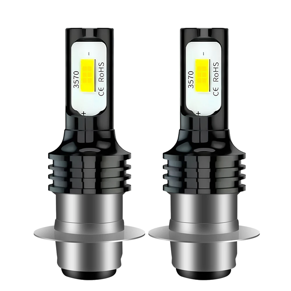 1X 2X H6 For Yamaha YFZ450R Rhino 700 Raptor YFM660 Motorcycle LED Headlight Ampoule 150W Hi-Lo Beam Auxiliary Light Lamp Bulb view 6