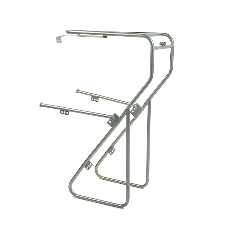 Platform Type Front Shelf Travel Bike Long-distance Load 700C/MTB 304 Stainless Steel Pannier Self-cycling Luggage Carrier Rack