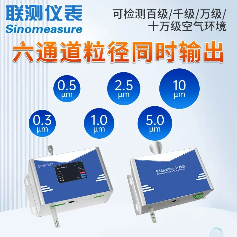 Laser Dust Particle Counter Joint Measurement Cleanliness Detector For Dust Free Workshop Online Tester Device