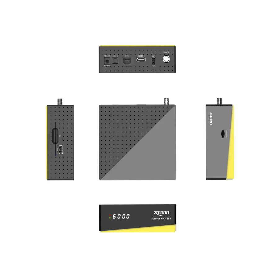 ACECONN XCONN FOREVER X-CYBER 4K tvbox/iptv Abonmen عبر الإنترنت DVB-S2X/S2/S * خدمة القمر الصناعي للأبد * 4 جيجابايت 32 جيجابايت واي فاي مزدوج #3