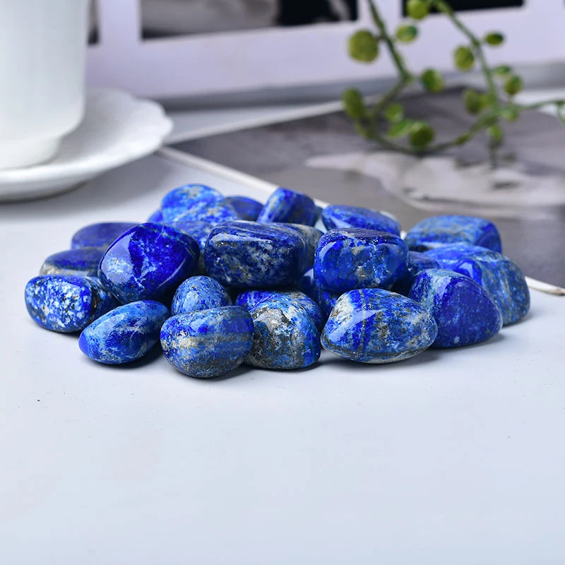 100g Natural Natural Lapis Lazuli Stone Tumbled Crushed Stone Healing Crystal Jewelry Making Home Decor Or Fish Tank Stone